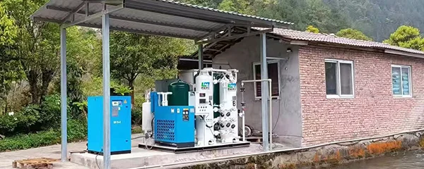  نظام مولد أكسجين صناعي متطور لمؤسسة تمتلك مزارع أسماك في السعودية