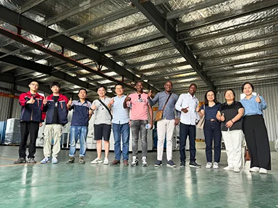 نظام توليد أكسجين بقدرة 40 متر مكعب قياسي/ساعة لعميل لنا في بوروندي