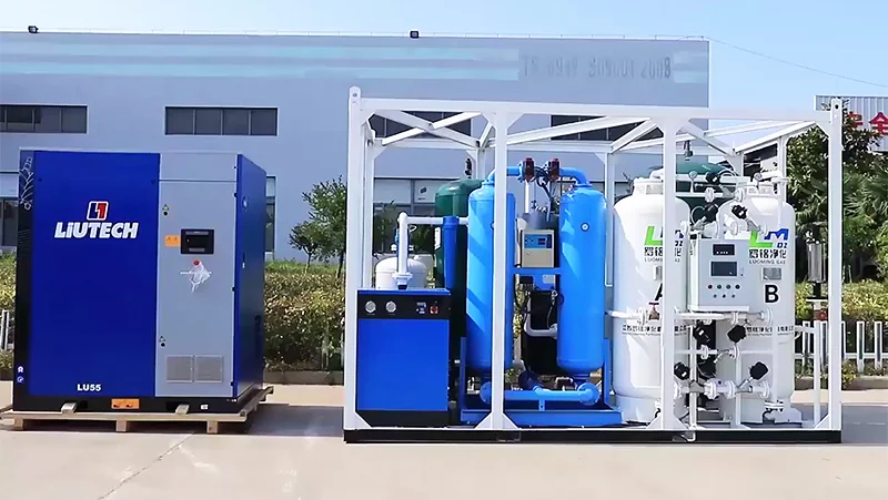 مولد غاز النيتروجين PSA (بتقنية الامتزاز بالضغط المتأرجح)